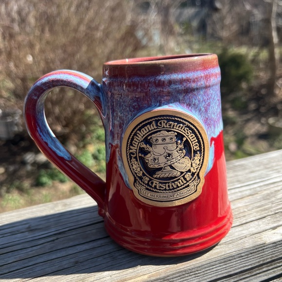 2015 Maryland Renaissance Festival Mug Handmade In USA Grey Fox Pottery Ceramic - Picture 15 of 16